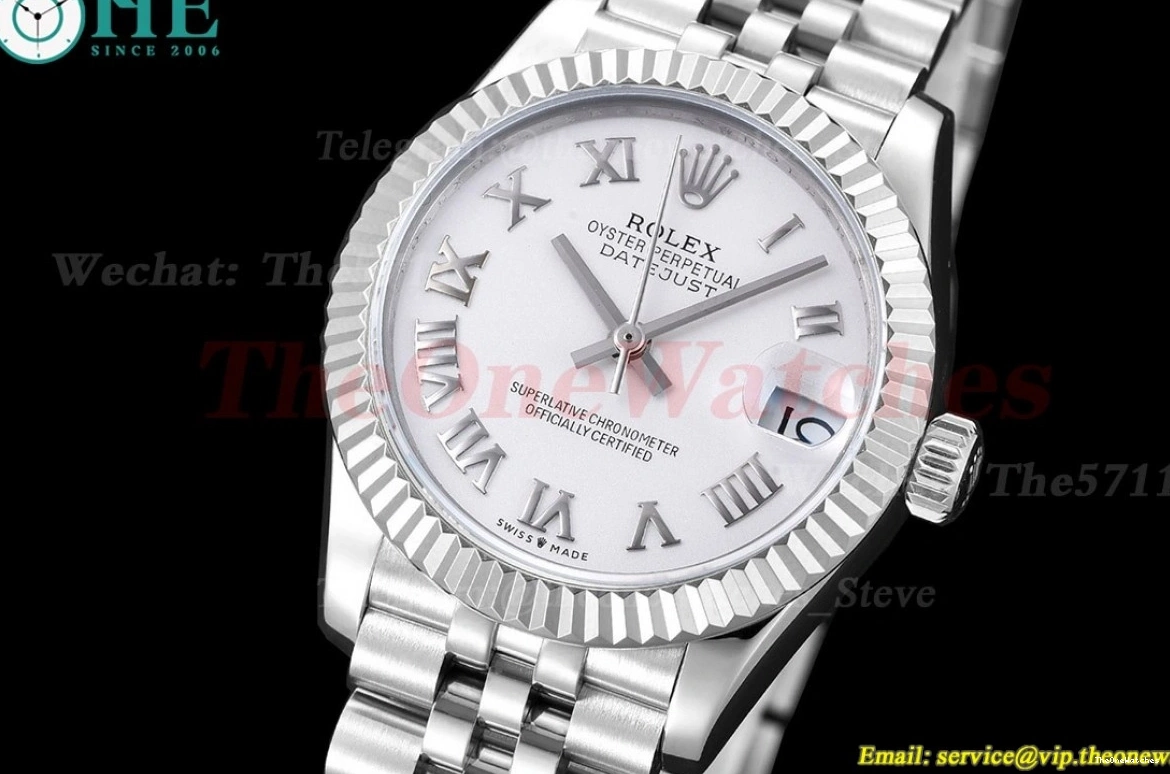Datejust 31mm SS WF Rmn A2671 SS White ladies 0326